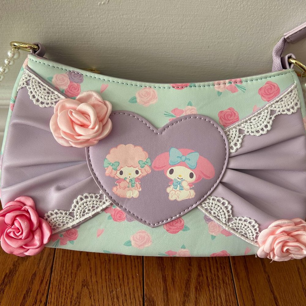My Melody & My Sweet Piano Pearl Pastel Shoulder Bag